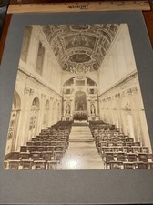 Antique Fontainebleau Chateau Chapel Interior Mounted French Architecture Photo picture