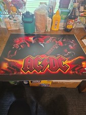 AC/DC Stern Pinball Translight For Backglass Pinball Machines 26X19 In Plastic picture