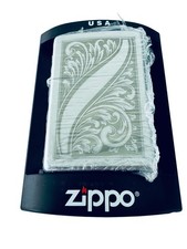 Zippo Barrett Smythe Scrolled Feather Lighter 21139 1st Year 2006 Retired New picture