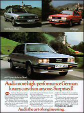 1983 Audi cars 5000 Turbo Diesel GT Coupe Sports Sedan  retro photo print ad S20 picture