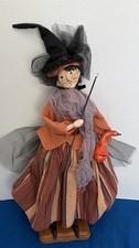VTG 2002 ESC Trading  Company Colleen Moody Primitive Witch With Gourd &Wand picture