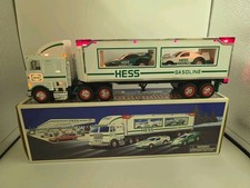 Rare Vintage 1997 Hess Toy Truck And Racers Tested picture