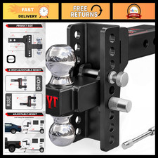 TYT Adjustable Trailer Hitch Ball Mount for 2-1/2 in Receiver picture