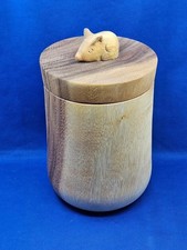 Anthropologie Terrain Solid Wood Forest Friends Mouse Canister 7