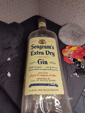 Rare 6ft Tall Vintage Seagram's Extra Dry Gin Inflatable Advertising Display picture