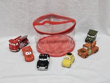 Disney Pixar Cars Bath Buddies Set of 6 Lightning McQueen Mater Disney Store picture