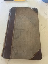 1913 Antique East Springfield Erie Co PA. MANUSCRIPT COURT DOCKET ledger picture