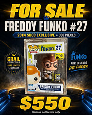 Funko Pop Freddy Funko SDCC Exclusive #27 2014 Limited 300 pcs With Protector picture