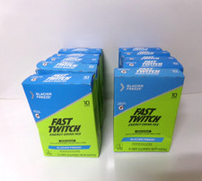 Gatorade 10 Boxes FAST TWITCH Powder Sticks ~ GLACIER FREEZE Caffeine 2026 READ picture