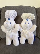 1998 Pillsbury Doughboy Plush Child's Backpack Lot Of 2. picture