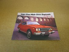 1975 Datsun 710 sales brochure 8 pg ORIGINAL car literature picture