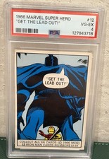 IRON MAN ROOKIE CARD 1966 Marvel Super Hero #12 