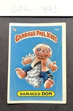 1985 Topps Garbage Pail Kids Original Series 1 #40b Damaged Don Glossy picture