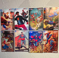 Marvel/DC Superman vs. Spider-Man #1 Variant Covers Comic Book Lot of 8 picture