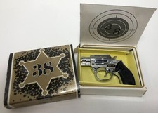 VTG HADSON .38 PIEZO ELECTRONIC GAS LIGHTER Pistol '90 Collection *UNUSED IN BOX picture