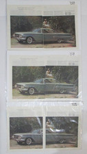 Lot of 3 Chevrolet 1960 Car Advertisement Centerfold 21