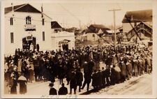Duncan BC Armistice Day Nov 11th 1918 End of WW1 Real Photo Postcard H25 picture