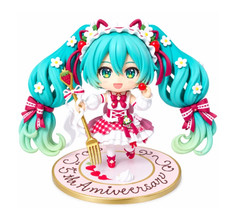Hatsune Miku Strawberry Cake Nendoroid 1939 PVC Figure 15th Anniversary Model To picture