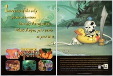 Curse Of Monkey Island - PC LucasArts - Original Print Ad/Poster Promo Art 1997 picture