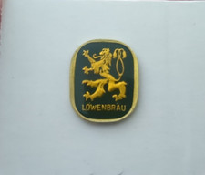Vintage Lowenbrau Löwenbräu Beer Lion Crest Enamel Lapel Pin picture