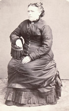 CABINET CARD MATRIARCH WOMAN STUDIO BAKERSFIELD CA PHOTO 5x7 VICTORIAN ERA 1800s picture