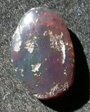 Beautiful Purple Violet Burmese Amber Fossil Stone Dinosaur Age 4.4 g picture