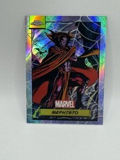 2024 Topps Chrome Marvel #2 Mephisto Spider Web Refractor picture