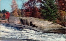 Colorful Spectacle Thousands Sportsman Pike Season Wolf River Wisconsin Postcard picture