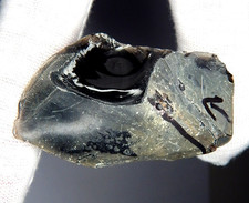 Best 128ct Mapped Lapidary Unheated Rainbow Obsidian Natural Mined Raw Rough USA picture