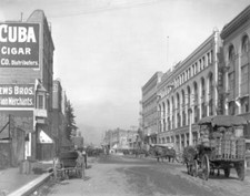 View of Los Angeles Street north from Third Street 1910 California Old Photo picture