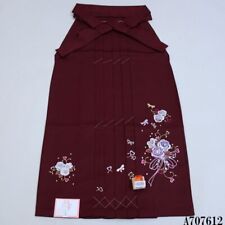 Hakama Embroidered Single Item Rose Embroidery Red For Graduation Ceremony Botto picture