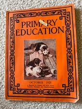 ANTIQUE  Magazine for Educators from 1925 with lesson plans and Interesting Ads picture