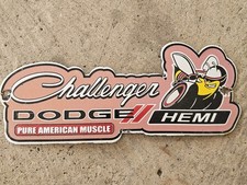 VINTAGE DODGE HEMI DEALERSHIP  PORCELAIN SIGN 12