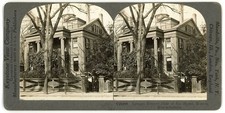 BOSTON SV - Edward Everett Hale at His Home - Keystone 1920s RARE picture