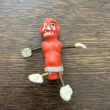 Vintage 1930's Spring Coiled Japanese Devil Toy/ornament  Made In Japan picture