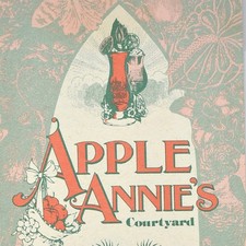 1996 Apple Annie's Courtyard Restaurant Menu Church Street Station Orlando FL picture