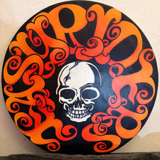 Harley Davidson Easy Riders magazine logo table 24x24 picture