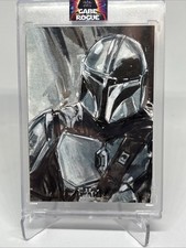 2021 Topps The Mandalorian S2 Sketch Card 1/1 By Kursat Cetiner RARE 🔥🔥🔥 picture