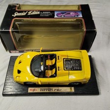 Maisto Ferrari F50 1995 Special Edition 1:18 Yellow Diecast Model Car picture