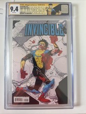 Invincible #12 CGC SS 9.4 W/custom Label SIGNED  Ryan Ottley Image 2004 Omni-Man picture