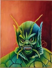 The She Creature 1956 original oil painting Famous Monsters type artwork picture