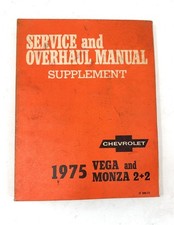 1975 Chevrolet Vega & Monza 2+2 Service & Overhaul Manual Supplement picture