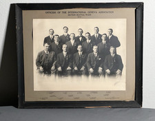 Rare 1913 Antique Framed Photo International Geneva Association Seattle WA picture