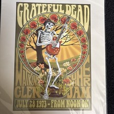 Watkins Glen Summer Jam 1973 Grateful Dead - Vintage Image Shop Wall Art picture