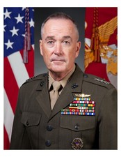United States Marine General Joseph Francis Dunford, Jr 8x10 Photo On 8.5