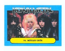MEGA RARE 1988 Monty Gum Heavy Metal Motley Crue #2 picture