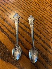 2 Vintage Rolex Bucherer Lucerne Interlaken Collectible spoons picture