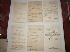 (19) 1888-1889 LETTERS/CORRESPONDENCE NOTES- DATED/SIGNED - NICE - TUB RH-2 picture