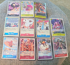 Bandai One Piece Card Game JPN & EN Trading Card Lot of 11 - Nico Robin + More picture