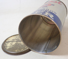 Vintage NOS Pabst Blue Ribbon Export Keglined Display Empty Beer Flat Top Can picture